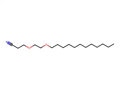 3-(2-(Dodecyloxy)ethoxy)propiononitrile structure