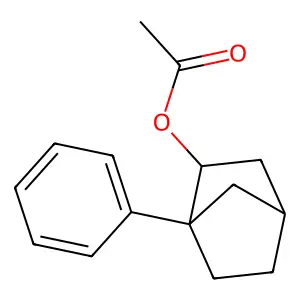 1-Phenyl-2-norbornyl acetate structure