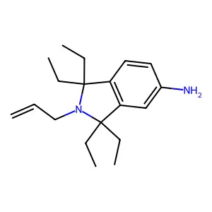Isoindoline, 2-allyl-5-amino-1,1,3,3-tetraethyl- structure