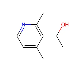 3-Pyridinemethanol, alpha,2,4,6-tetramethyl- structure