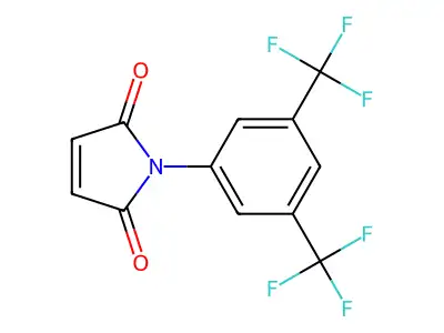 N-[3,5-Bis(trifluoromethyl)phenyl]maleimide structure