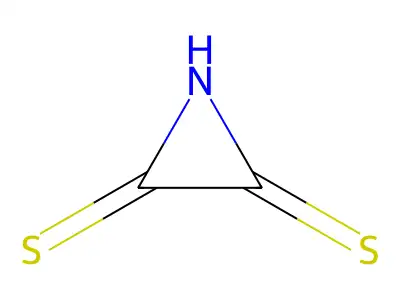 2,3-Aziridinedithione structure