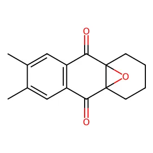 4a,9a-Epoxyanthracene-9,10-dione, 1,2,3,4-tetrahydro-6,7-dimethyl- structure