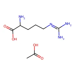 Arginine acetate structure