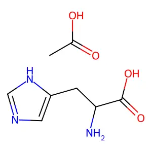 Histidine monoacetate structure