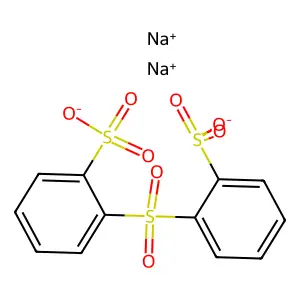 Benzenesulfonic acid, sulfonylbis-, sodium salt (1:2) structure