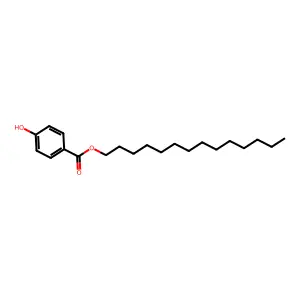 Tetradecyl 4-hydroxybenzoate structure