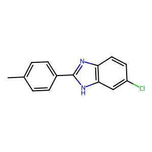 5-chloro-2-(4-methylphenyl)-1H-benzimidazole structure