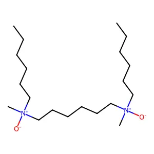 N~1~,N~6~-Dihexyl-N~1~,N~6~-dimethylhexane-1,6-diamine N-oxide structure