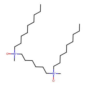 N~1~,N~6~-Dimethyl-N~1~,N~6~-dinonylhexane-1,6-diamine N-oxide structure