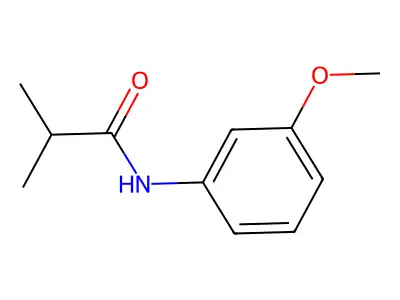 N-(3-methoxyphenyl)isobutyramide structure