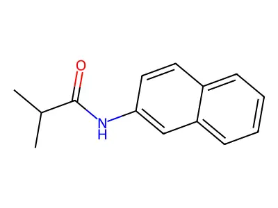 N-Naphthalen-2-yl-isobutyramide structure