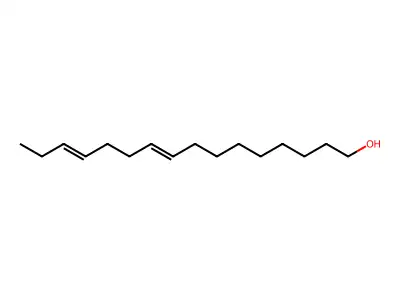 Hexadeca-9,13-dien-1-ol structure
