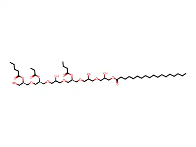 Hexaglyceryl tristearate structure