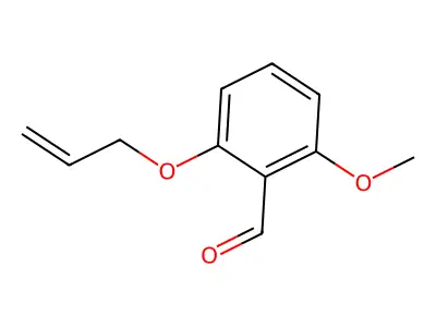 Benzaldehyde, 2-methoxy-6-(2-propen-1-yloxy)- structure