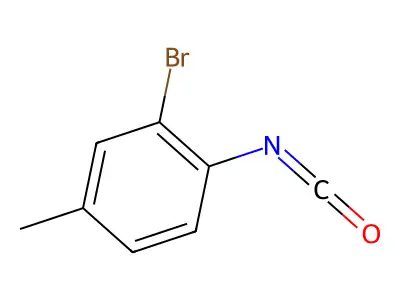 2-Bromo-4-methylphenyl isocyanate structure