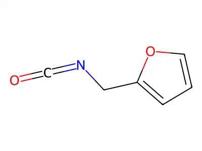 2-(Isocyanatomethyl)furan structure