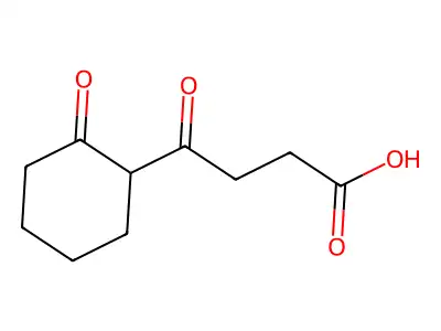 4-Oxo-4-(2-oxocyclohexyl)butyric acid structure