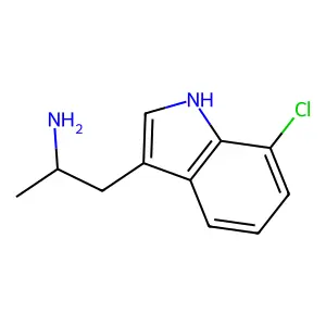 1-(7-chloro-1H-indol-3-yl)propan-2-amine structure