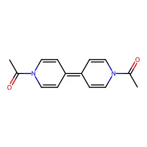 1-[4-(1-Acetylpyridin-4-ylidene)pyridin-1-yl]ethanone structure