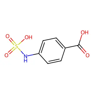Benzoic acid, 4-(sulfoamino)- structure