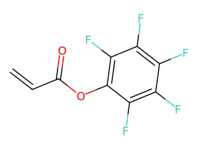 (2,3,4,5,6-Pentafluorophenyl) prop-2-enoate structure