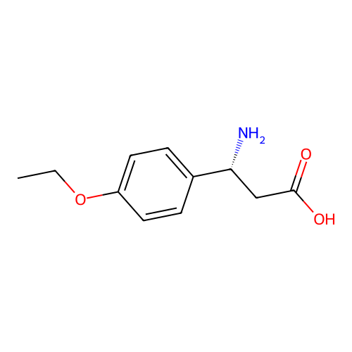 (3R)-3-氨基-3-(4-乙氧基苯基)丙酸 structure