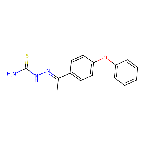 [(E)-1-(4-phenoxyphenyl)ethylideneamino]thiourea structure