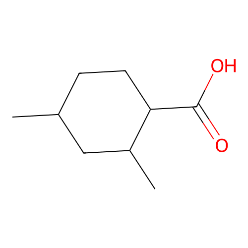 2,4-dimethylcyclohexane-1-carboxylic Acid structure