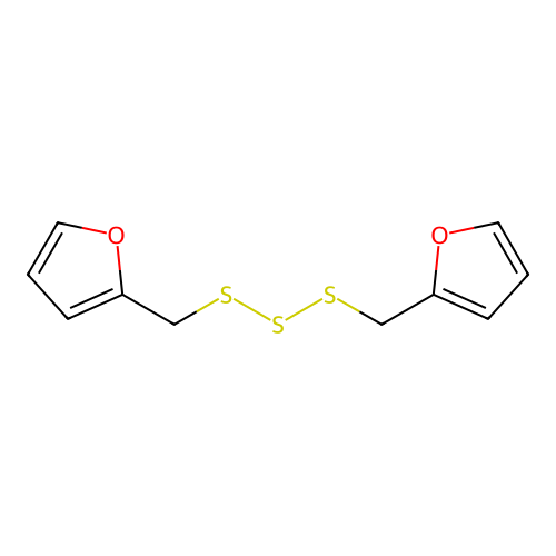 Bis(2-furylmethyl)trisulfide structure