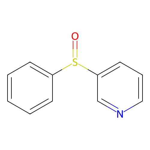 3-(Phenylsulfinyl)pyridine structure