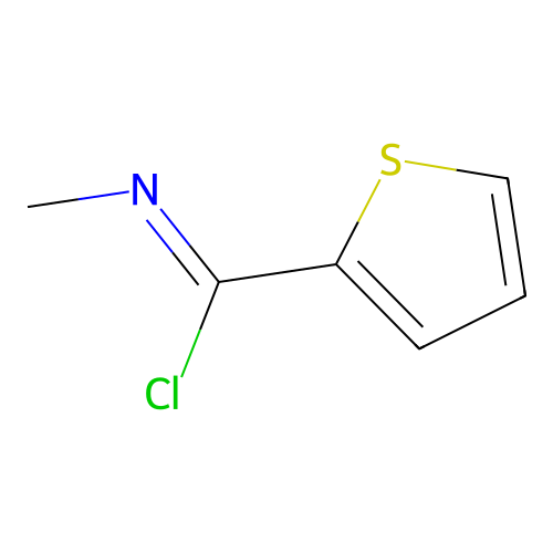 N-methylthiophene-2-carboximidoyl chloride structure
