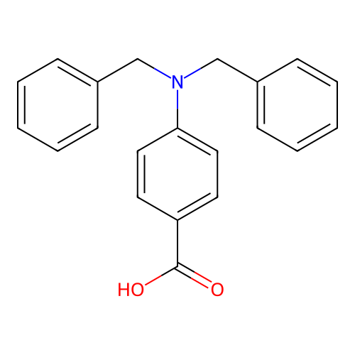 4-(dibenzylamino)benzoic Acid structure
