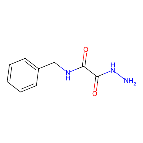 N-benzyl-2-hydrazinyl-2-oxoacetamide structure