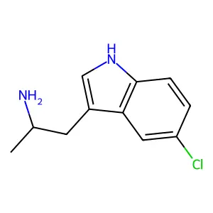 5-氯-α-甲基色胺 structure