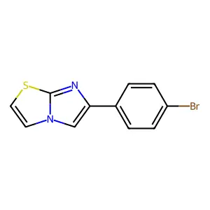 6-(4-Bromophenyl)imidazo[2,1-b]thiazole structure