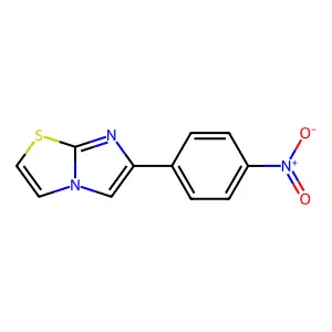6-(4-Nitrophenyl)imidazo(2,1-b)(1,3)thiazole structure