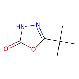 5-(1,1-Dimethylethyl)-1,3,4-oxadiazol-2(3H)-one structure