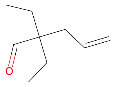 2,2-Diethylpent-4-enal structure