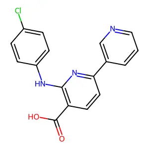 6-((4-Chlorophenyl)amino)-[2,3'-bipyridine]-5-carboxylic acid structure