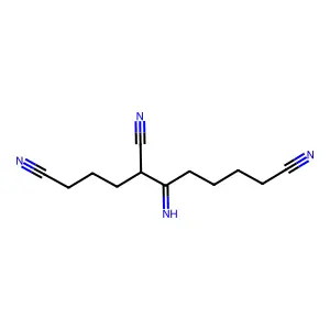 5-Iminononane-1,4,9-tricarbonitrile structure