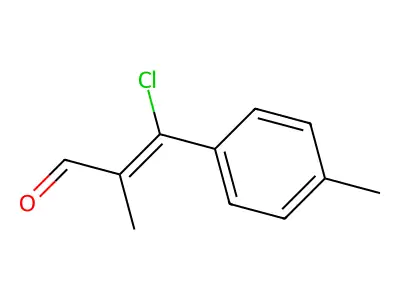 3-Chloro-2-methyl-3-(4-methylphenyl)-2-propenal structure