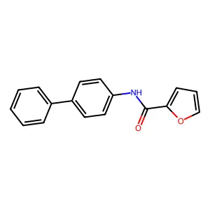 N-(4-phenylphenyl)furan-2-carboxamide structure