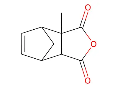 3a-Methyl-3a,4,7,7a-tetrahydro-4,7-methano-2-benzofuran-1,3-dione structure