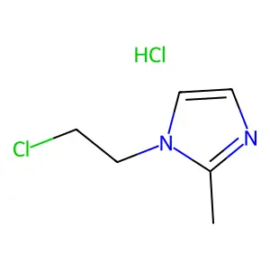1H-Imidazole, 1-(2-chloroethyl)-2-methyl-, hydrochloride (1:1) structure