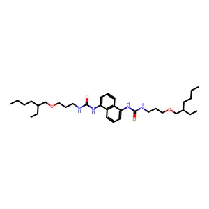 Urea, N,N''-1,5-naphthalenediylbis[N'-[3-[(2-ethylhexyl)oxy]propyl]- structure