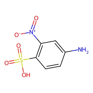 4-Amino-2-nitrobenzenesulfonic acid structure