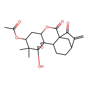 Enmein-3-acetate structure