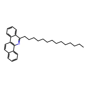6-Tetradecylbenzo(c)phenanthridine structure