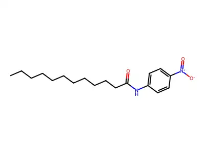 N-(4-nitrophenyl)dodecanamide structure